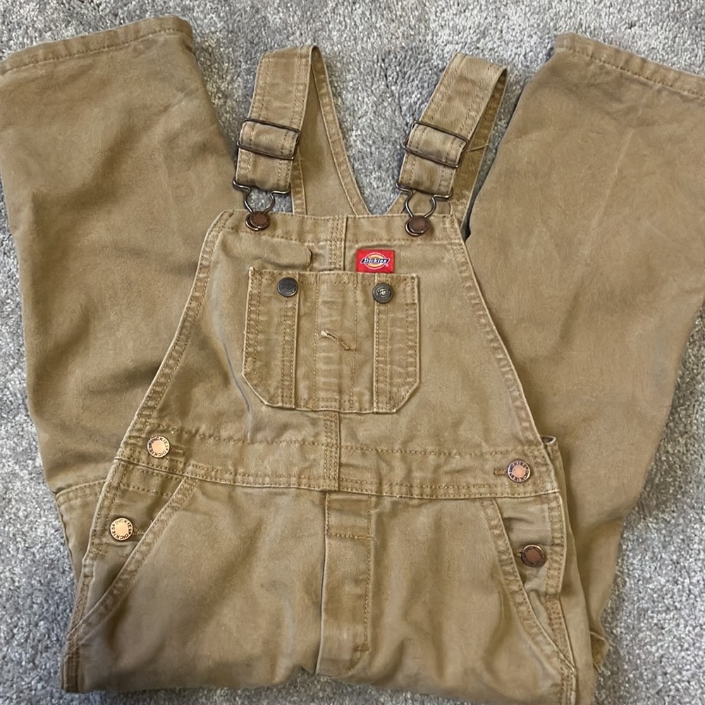 Kids 5/6 dickies bibs, lightly used like new. No tears or stains.
